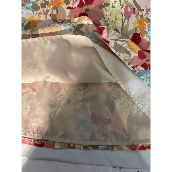 Villager Liz Claiborne Floral Fully‎ Lined Skirt Size 14 - Picture 5 of 7